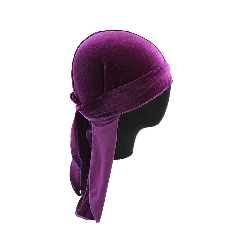Atmungsaktiver Samt-Durag