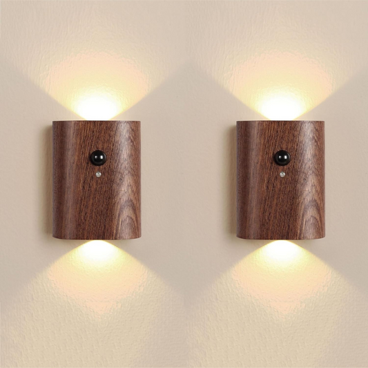 Aufladbare LED-Wandleuchte mit Bewegungsmelder – Warmweiß