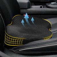 Autositzkissen für kleinere Fahrer mit 9,6 cm Dicke zur Erhöhung des Sichtfelds