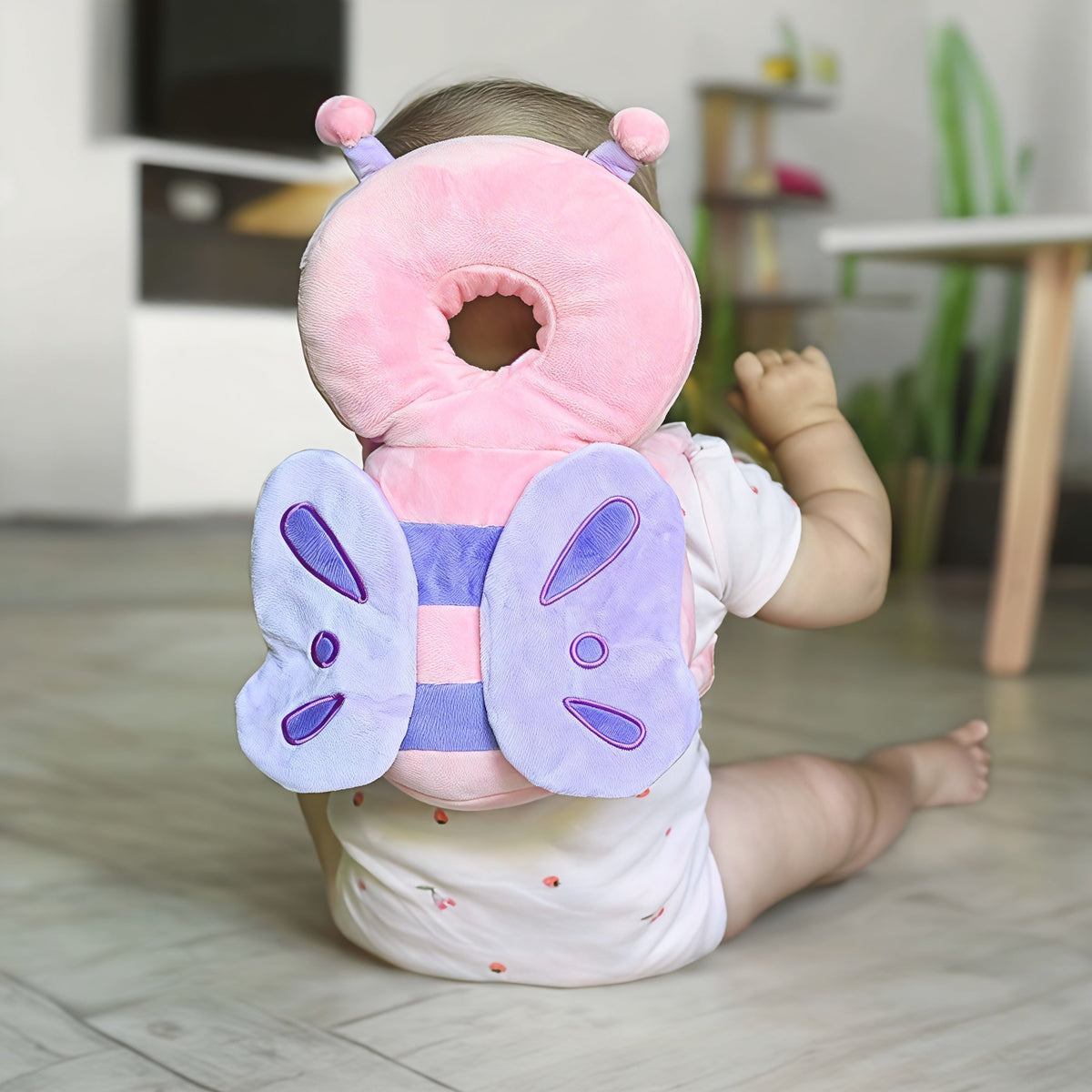 Baby-Kopfschutzkissen als Sicherheitsrucksack
