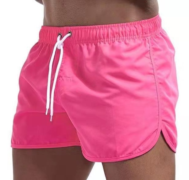 Badeshorts für Herren – elastischer Bund mit Kordelzug