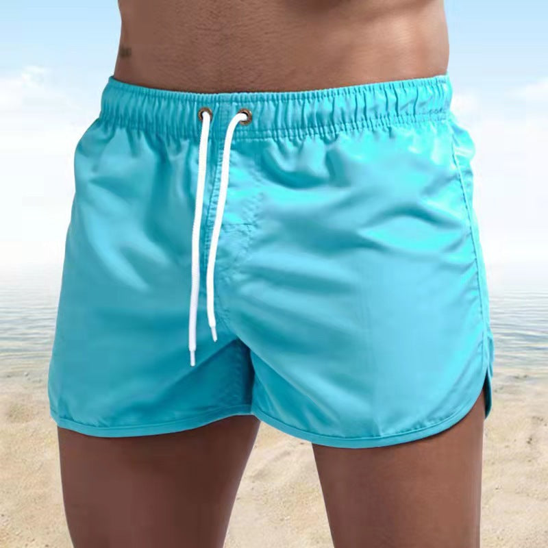 Badeshorts für Herren – elastischer Bund mit Kordelzug