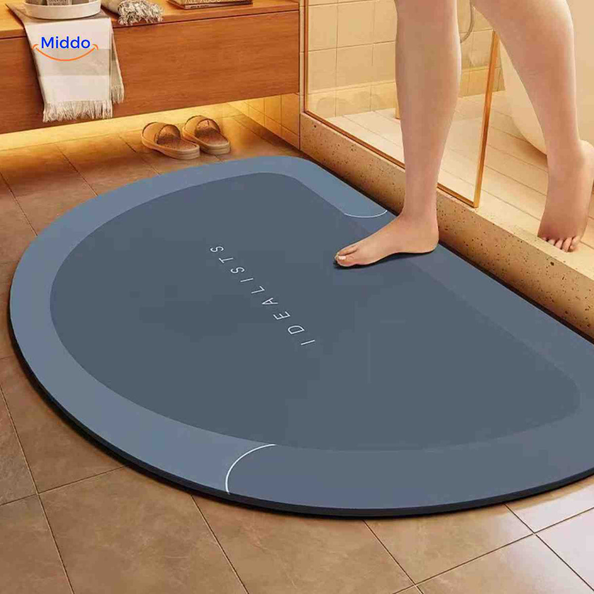 Badmatte | Schnelltrocknend, rutschfest und wasserabsorbierend