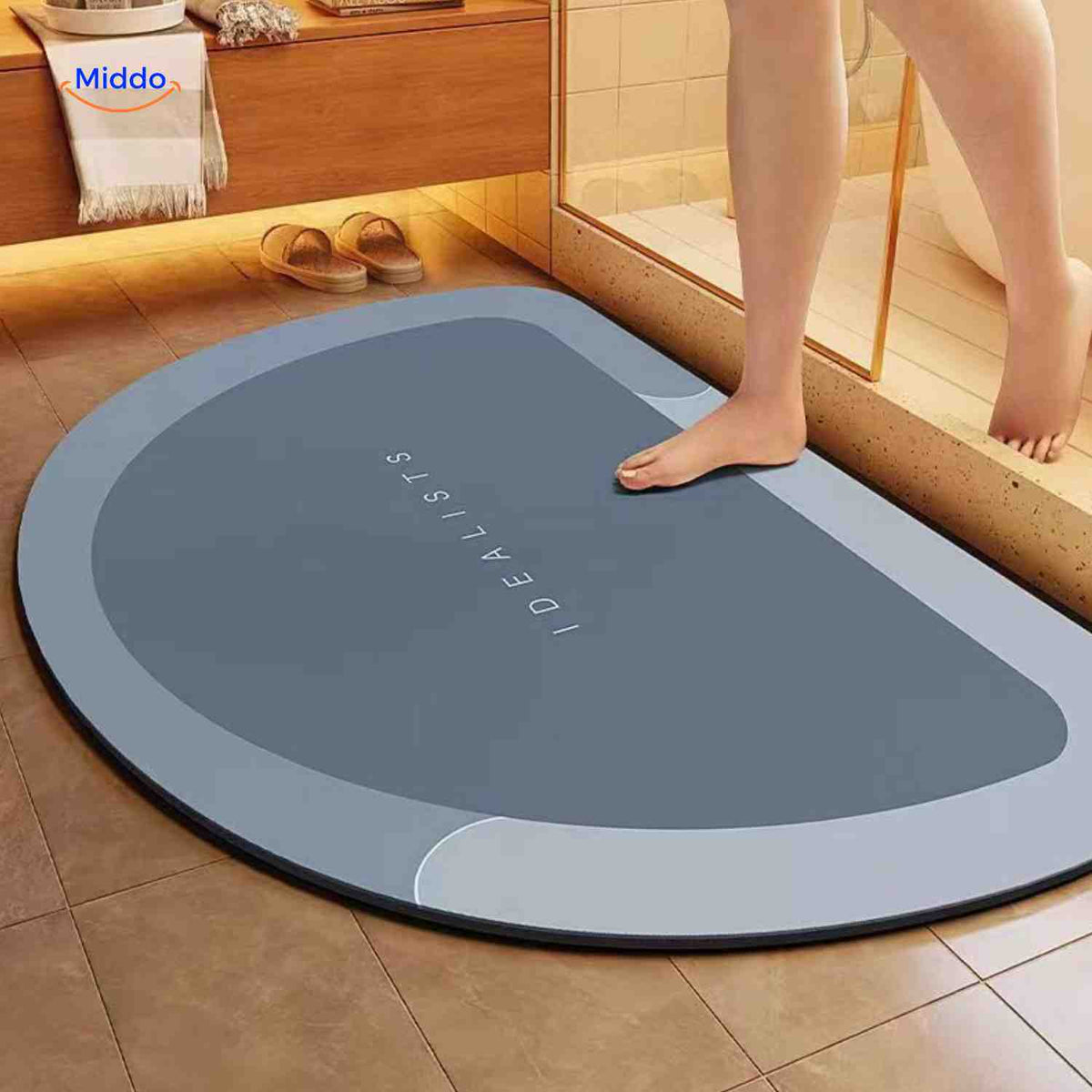 Badmatte | Schnelltrocknend, rutschfest und wasserabsorbierend