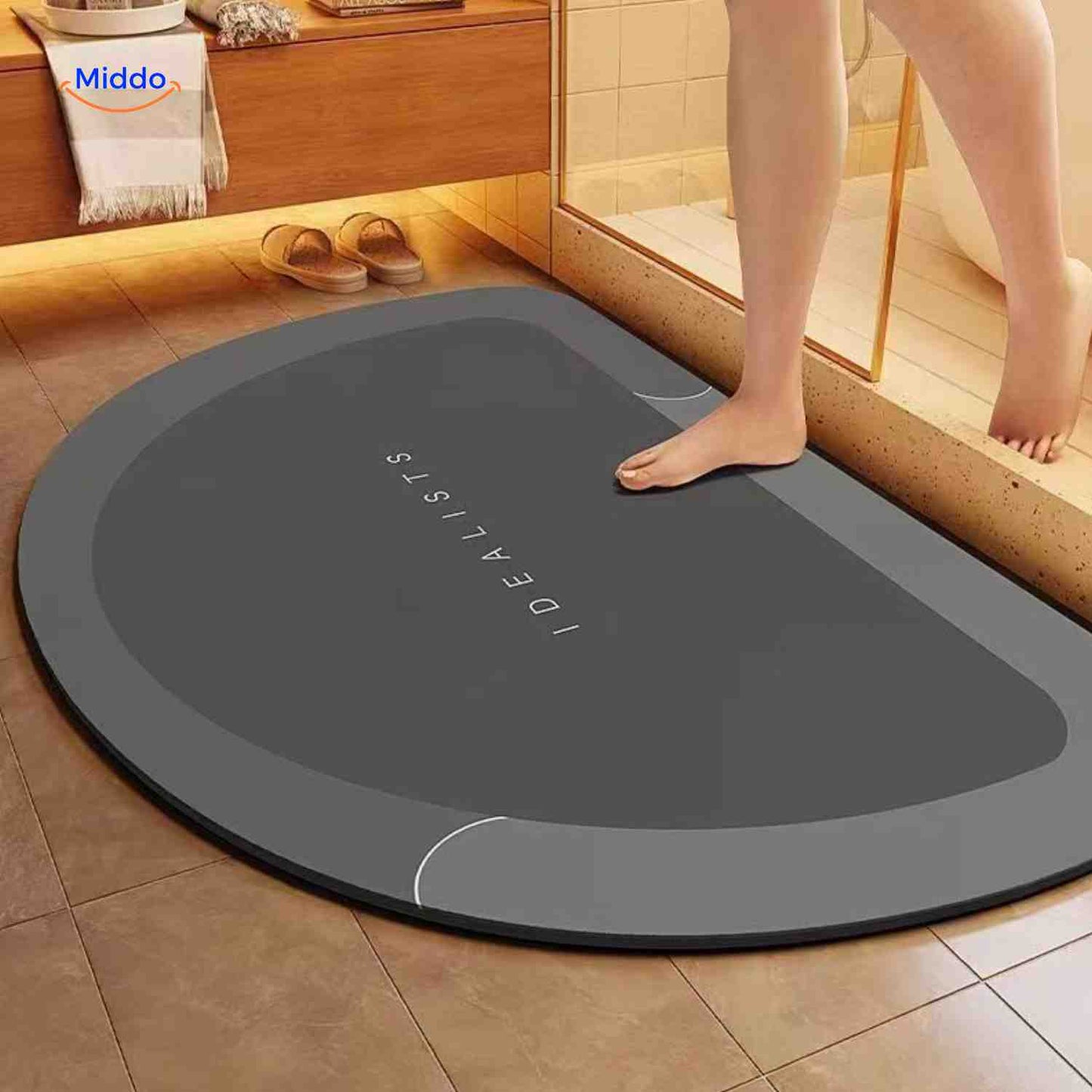 Badmatte | Schnelltrocknend, rutschfest und wasserabsorbierend