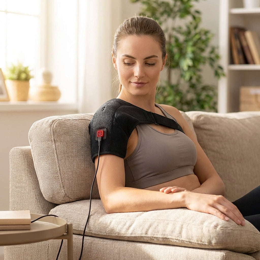 Beheizbare Schulterbandage