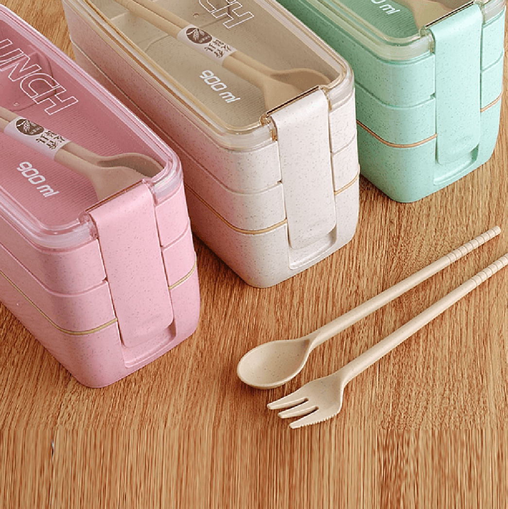 Bento-Box mit 3 Etagen