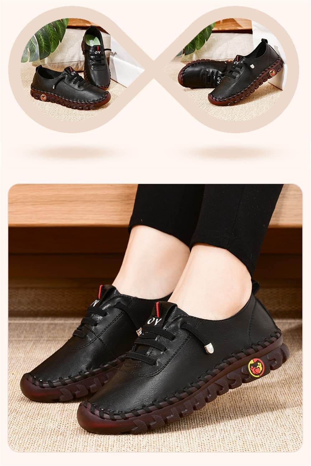 Bequeme flache Slipper für Damen