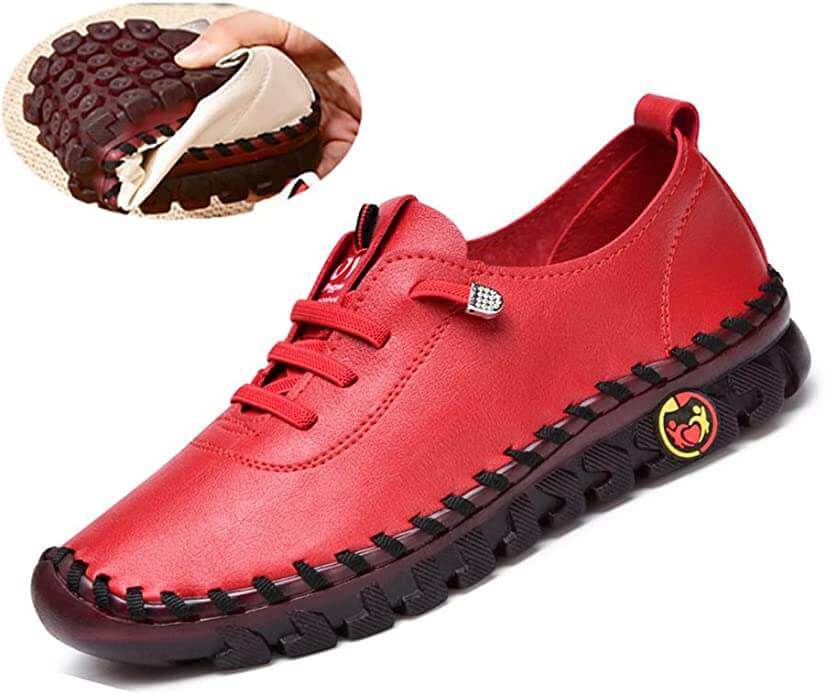 Bequeme flache Slipper für Damen