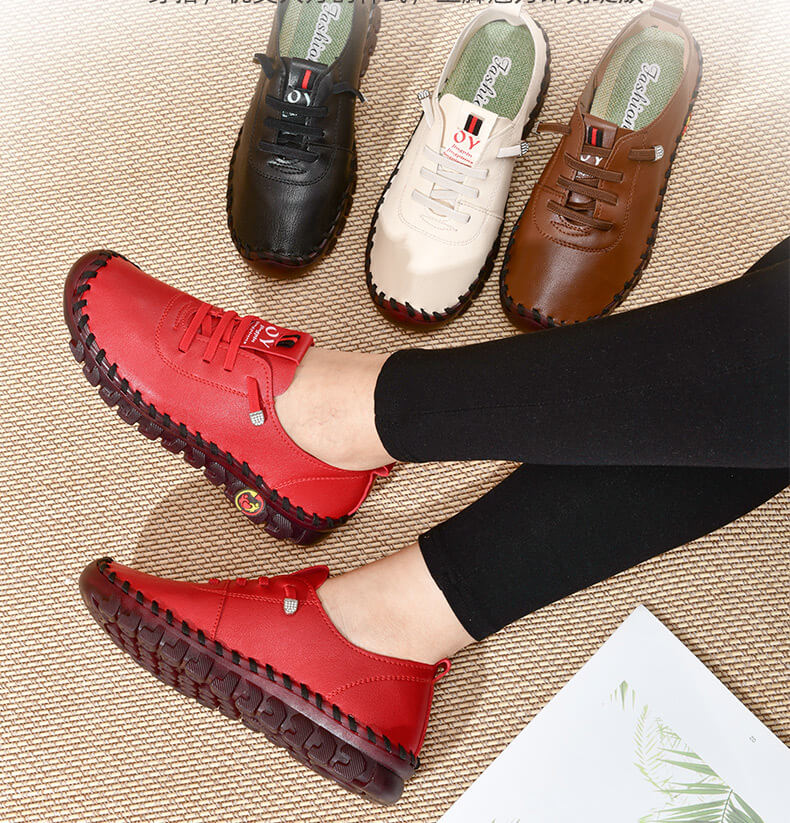 Bequeme flache Slipper für Damen
