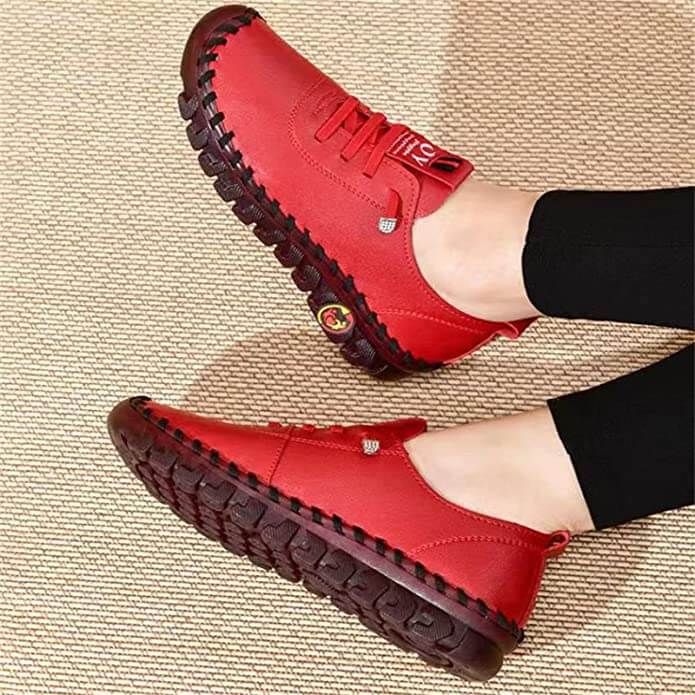 Bequeme flache Slipper für Damen