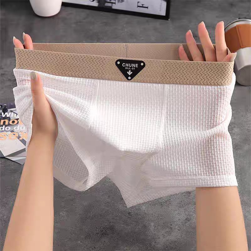 Bequeme Herren-Boxershorts mit Waffelstruktur