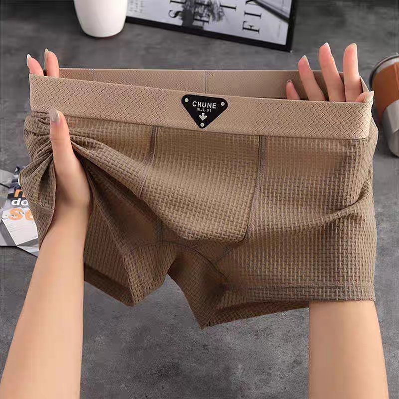 Bequeme Herren-Boxershorts mit Waffelstruktur