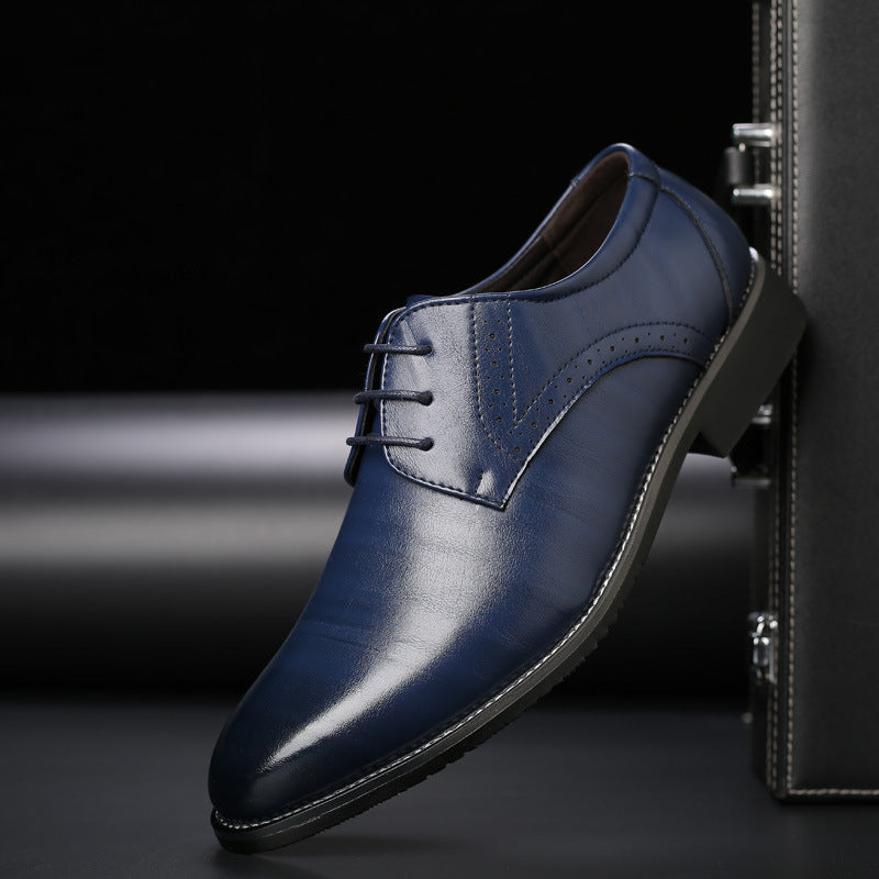 Bequeme Herren-Oxfordschuhe aus Leder in Braun – Schnürschuhe