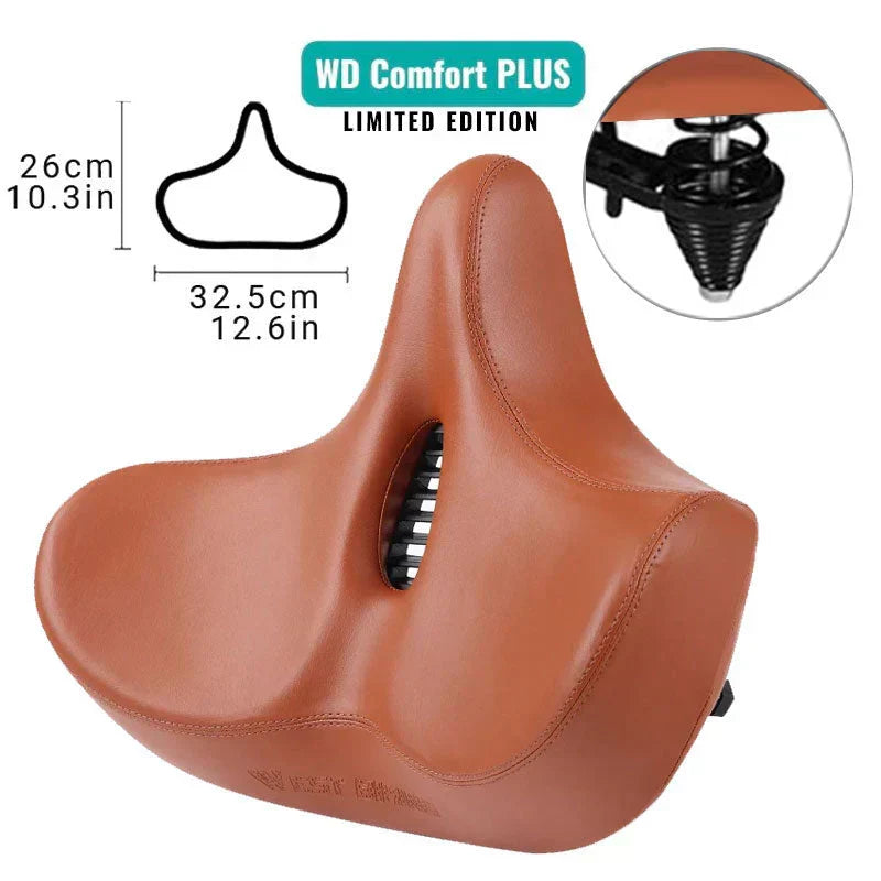 Bequemer Fahrradsattel mit extra breitem Polster