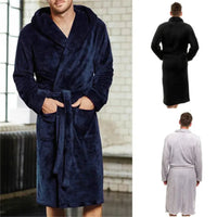 Bequemer Flanell-Bademantel