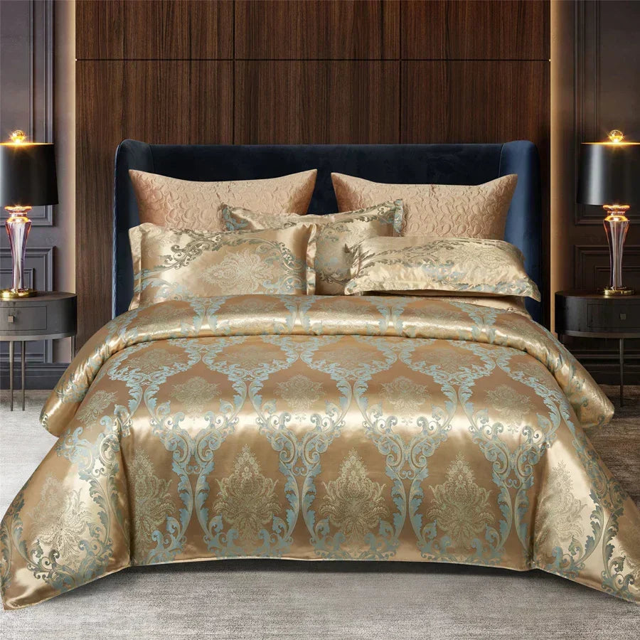 Bettbezug aus Jacquard-Stoff für das Schlafzimmer