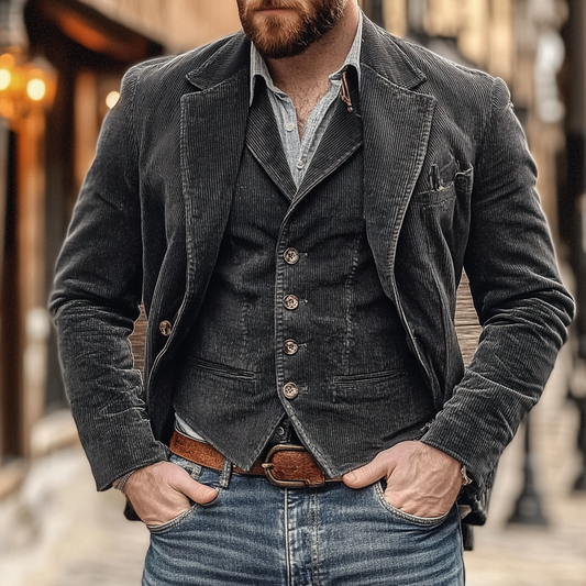 Blazer und Weste aus Kaschmir