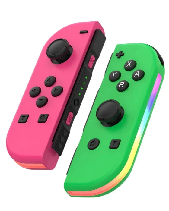 Bluetooth-Joystick für Switch in einzigartigen Farben – Kabelloser LED-Controller
