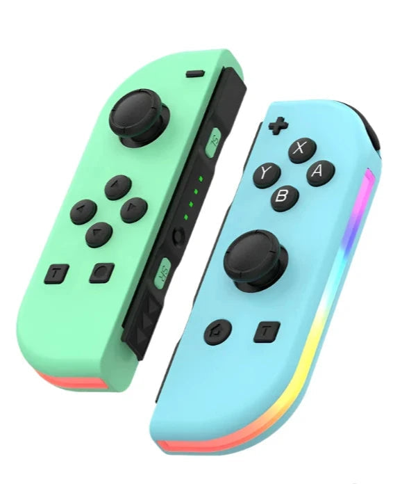 Bluetooth-Joystick für Switch in einzigartigen Farben – Kabelloser LED-Controller