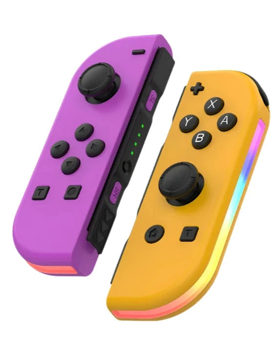 Bluetooth-Joystick für Switch in einzigartigen Farben – Kabelloser LED-Controller