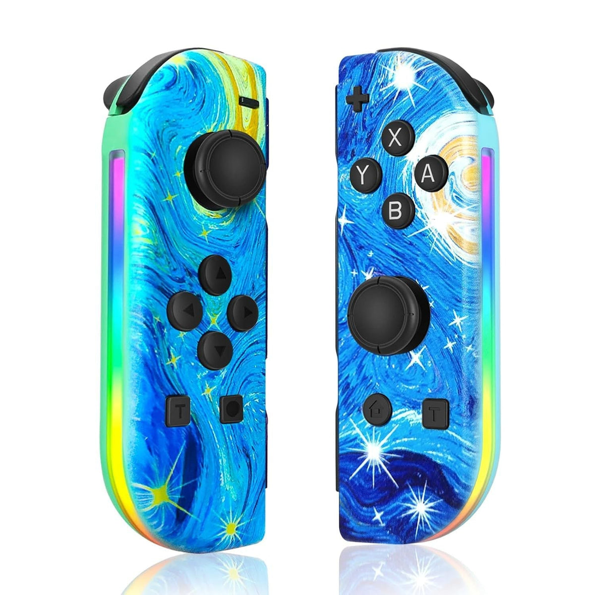 Bluetooth-Joystick für Switch in einzigartigen Farben – Kabelloser LED-Controller