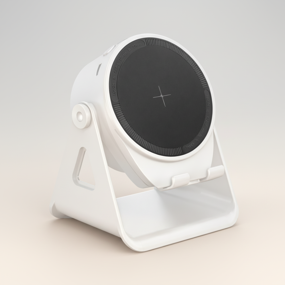Bluetooth-Lautsprecher und Handyhalterung mit kabelloser Induktionsladefunktion