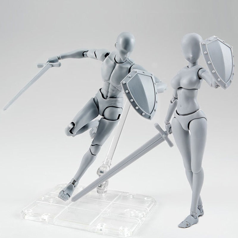 Body Kun & Body Chan Zeichenpuppe