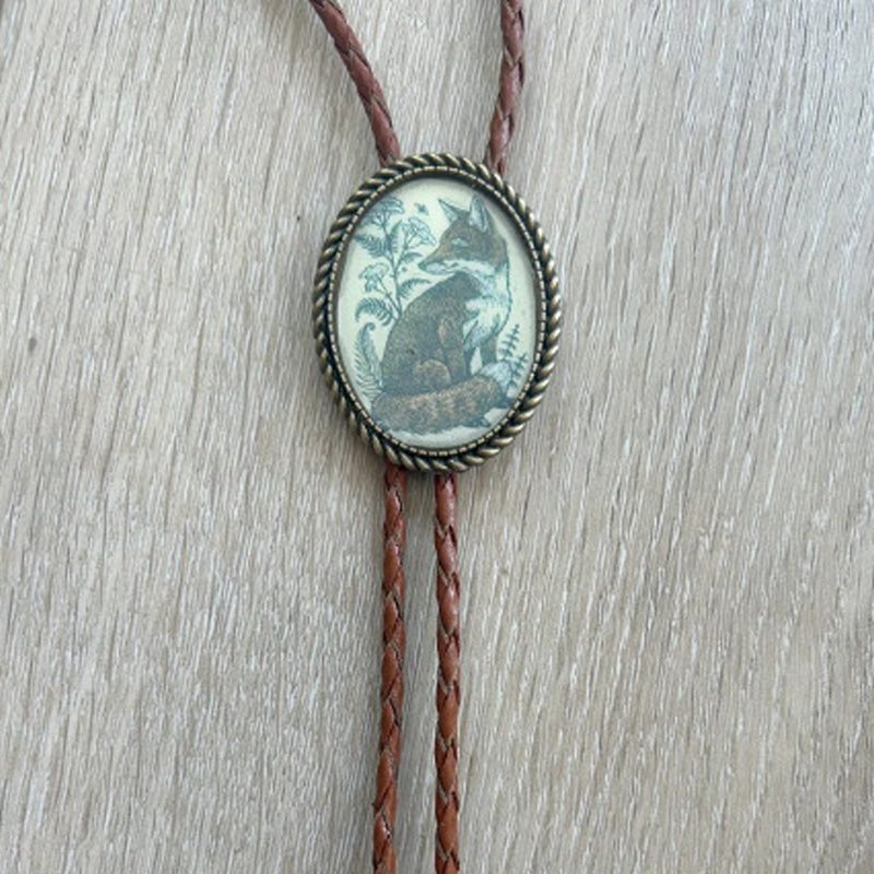 Bolo-Tie mit Frosch und Banjo