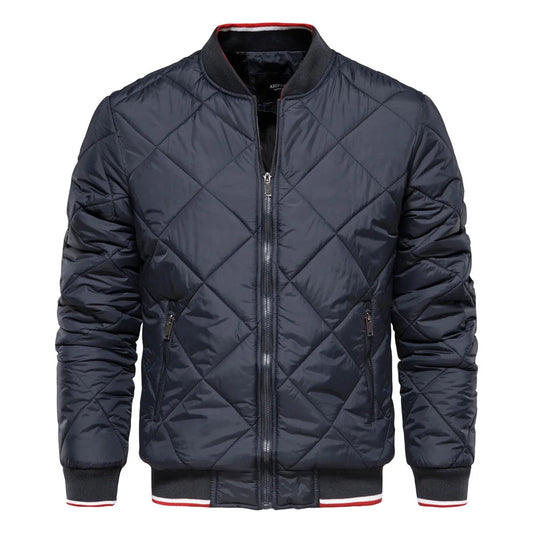 Bomberjacke mit Rautensteppung für Herren