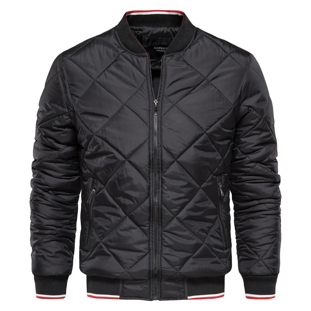 Bomberjacke mit Rautensteppung für Herren