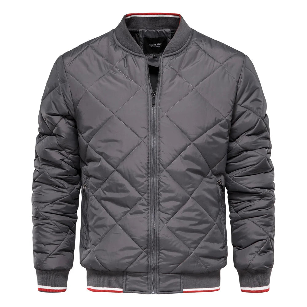 Bomberjacke mit Rautensteppung für Herren