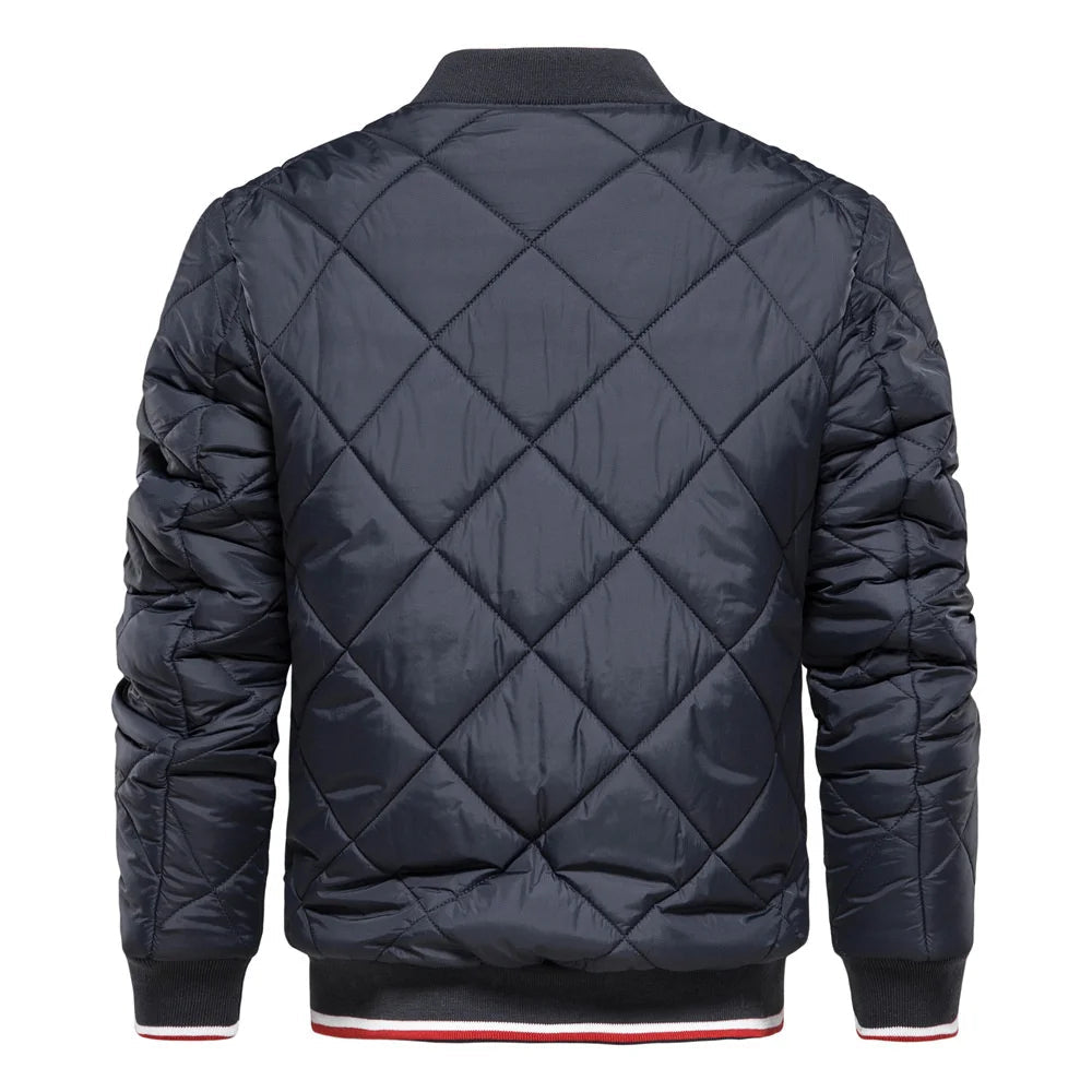 Bomberjacke mit Rautensteppung für Herren