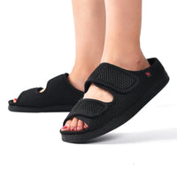 Breite Diabetikerschuhe für geschwollene Füße | Bequem, atmungsaktiv und verstellbar