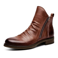 Chelsea-Boots aus Leder