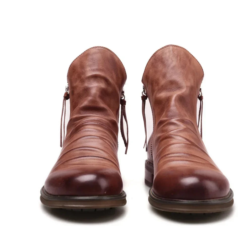 Chelsea-Boots aus Leder
