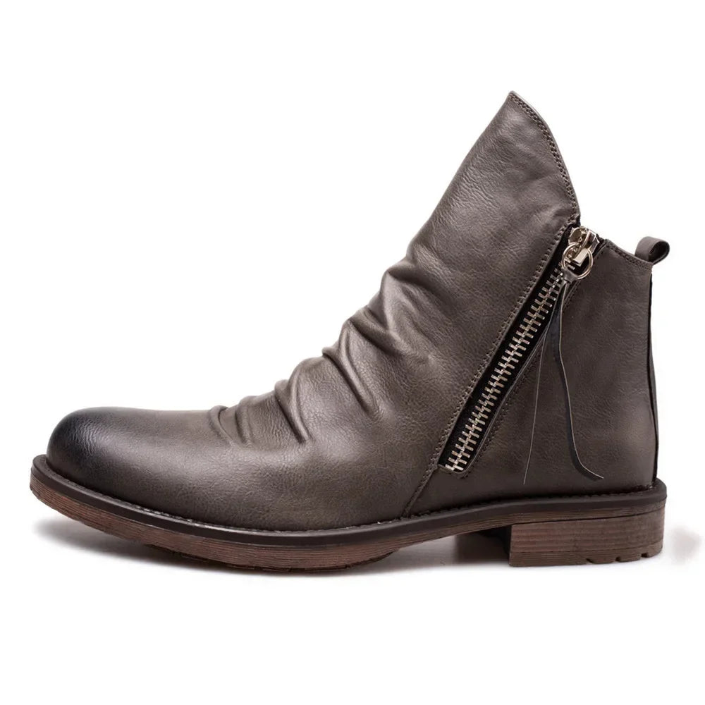 Chelsea-Boots aus Leder