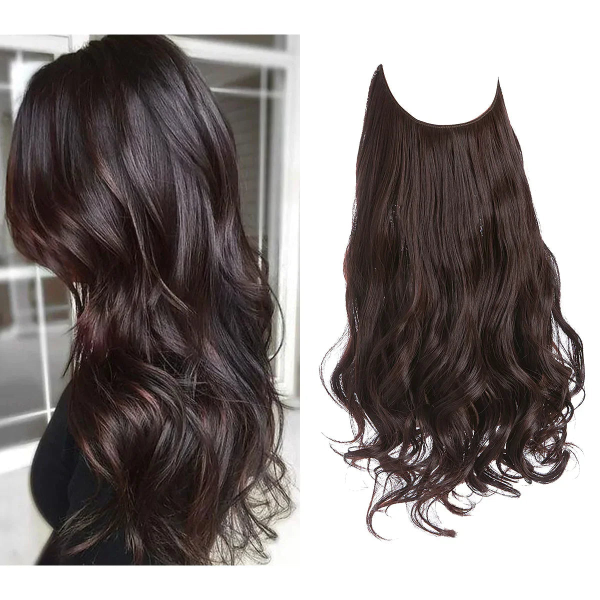 Clip-in-Haarverlängerung – 100 % Echthaar für einen natürlichen Look in Längen von 16–22 Zoll – ideal für sofortiges Volumen und die Traumhaarlänge für jeden Anlass