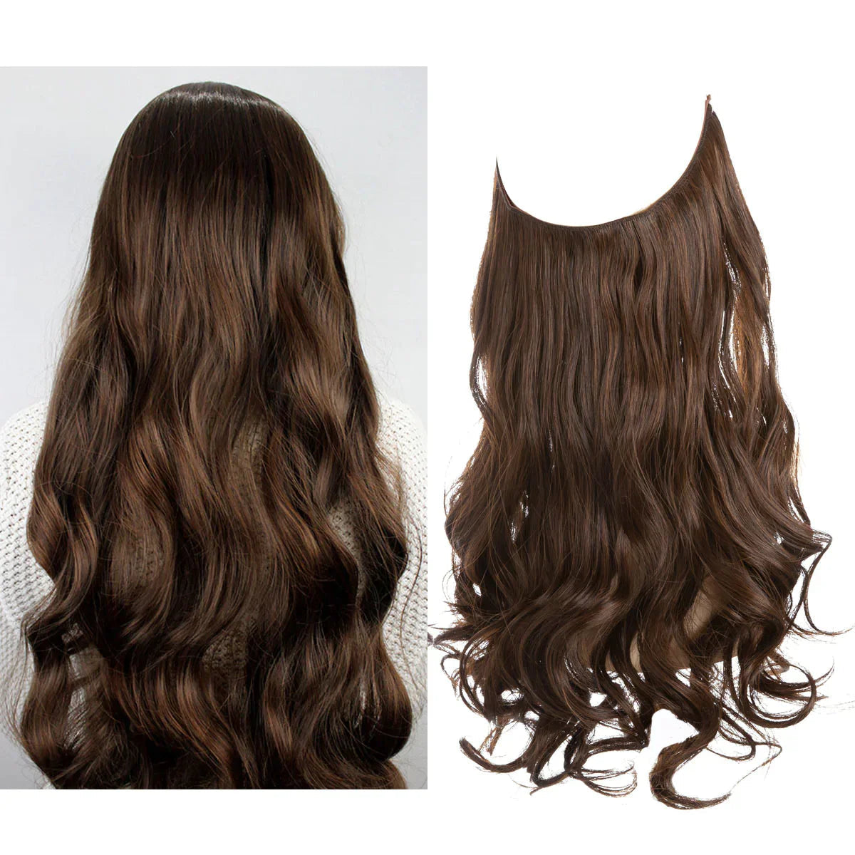 Clip-in-Haarverlängerung – 100 % Echthaar für einen natürlichen Look in Längen von 16–22 Zoll – ideal für sofortiges Volumen und die Traumhaarlänge für jeden Anlass