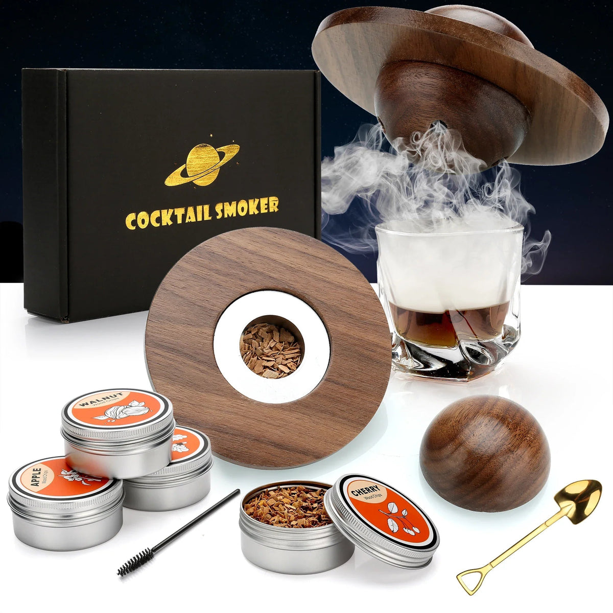 Cocktail-Räucherset für Whisky und Bourbon