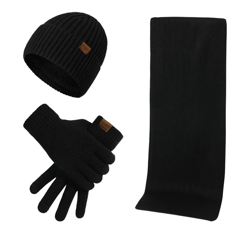 Cooles Winter-Set – mit Mütze, Schal und Handschuhen