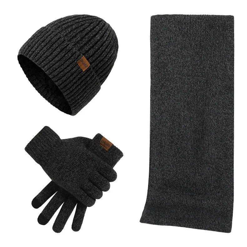 Cooles Winter-Set – mit Mütze, Schal und Handschuhen