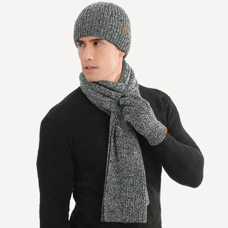 Cooles Winter-Set – mit Mütze, Schal und Handschuhen