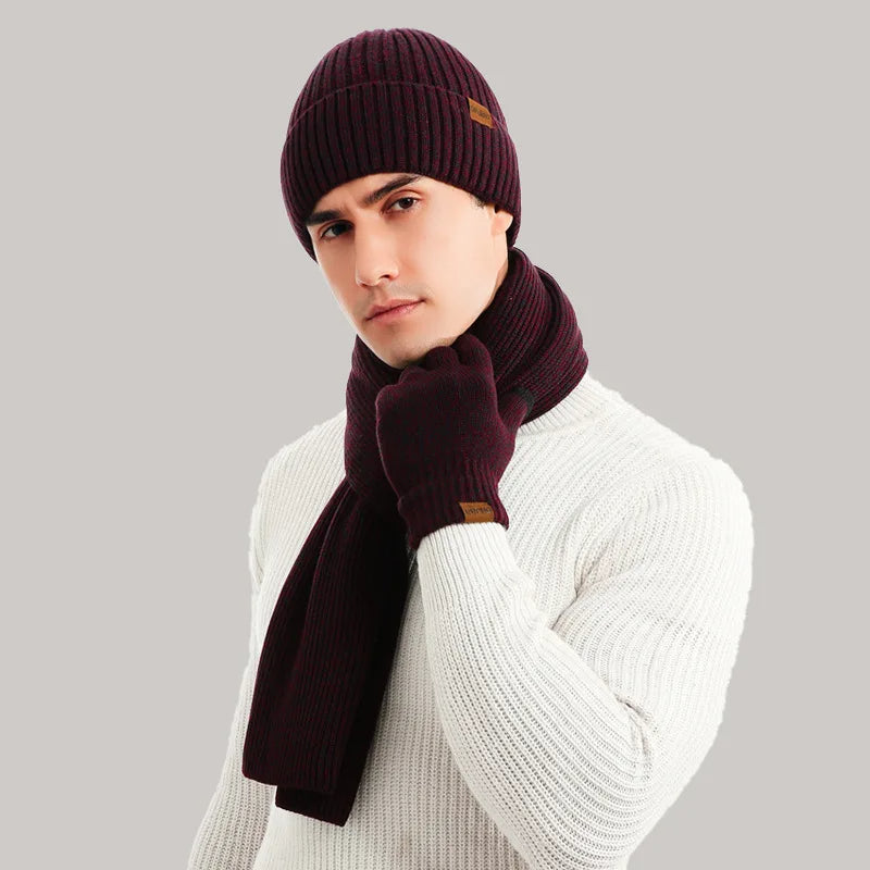 Cooles Winter-Set – mit Mütze, Schal und Handschuhen
