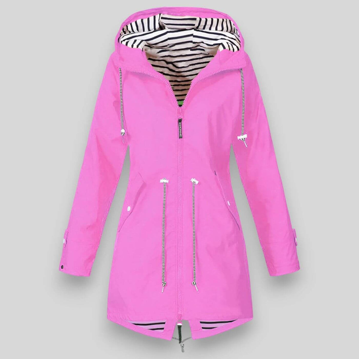 Damen-Anorak-Regenjacke mit Kapuze