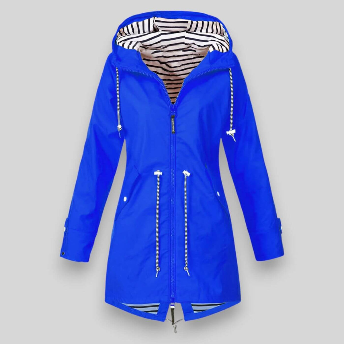 Damen-Anorak-Regenjacke mit Kapuze