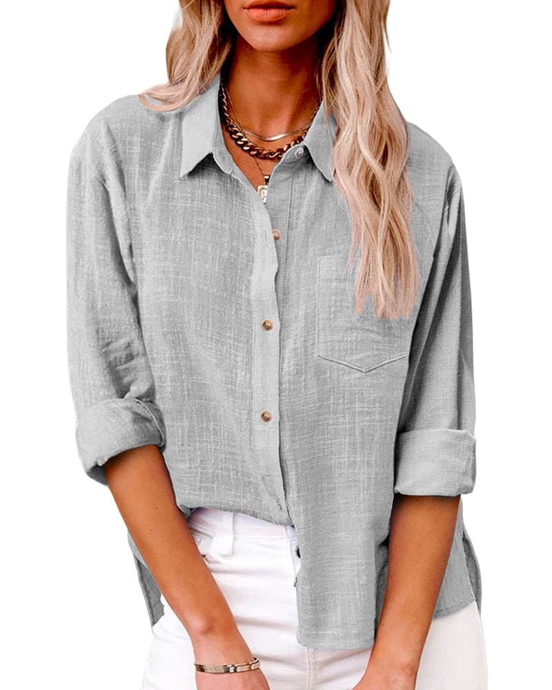 Damen-Button-Down-Bluse