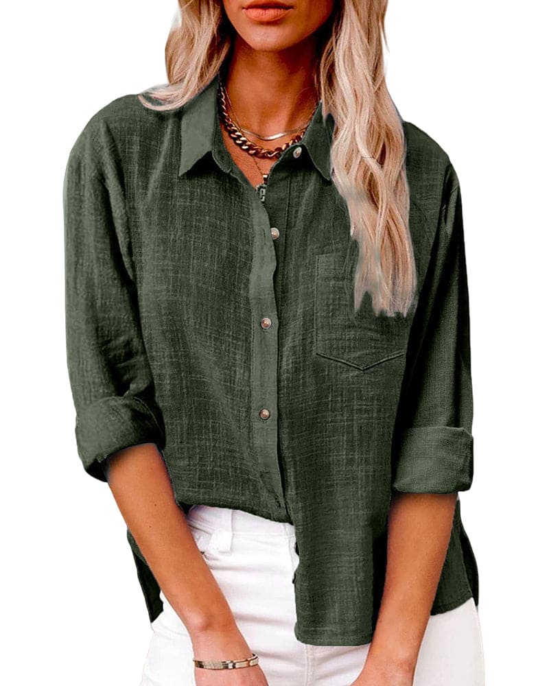 Damen-Button-Down-Bluse