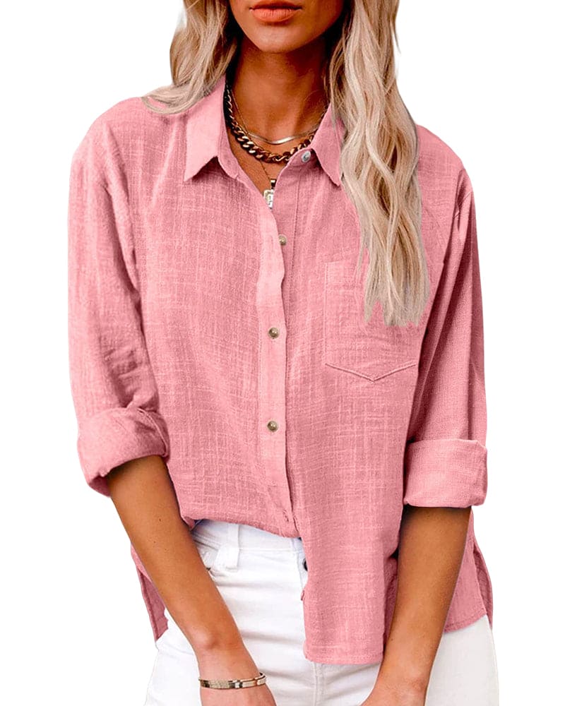 Damen-Button-Down-Bluse