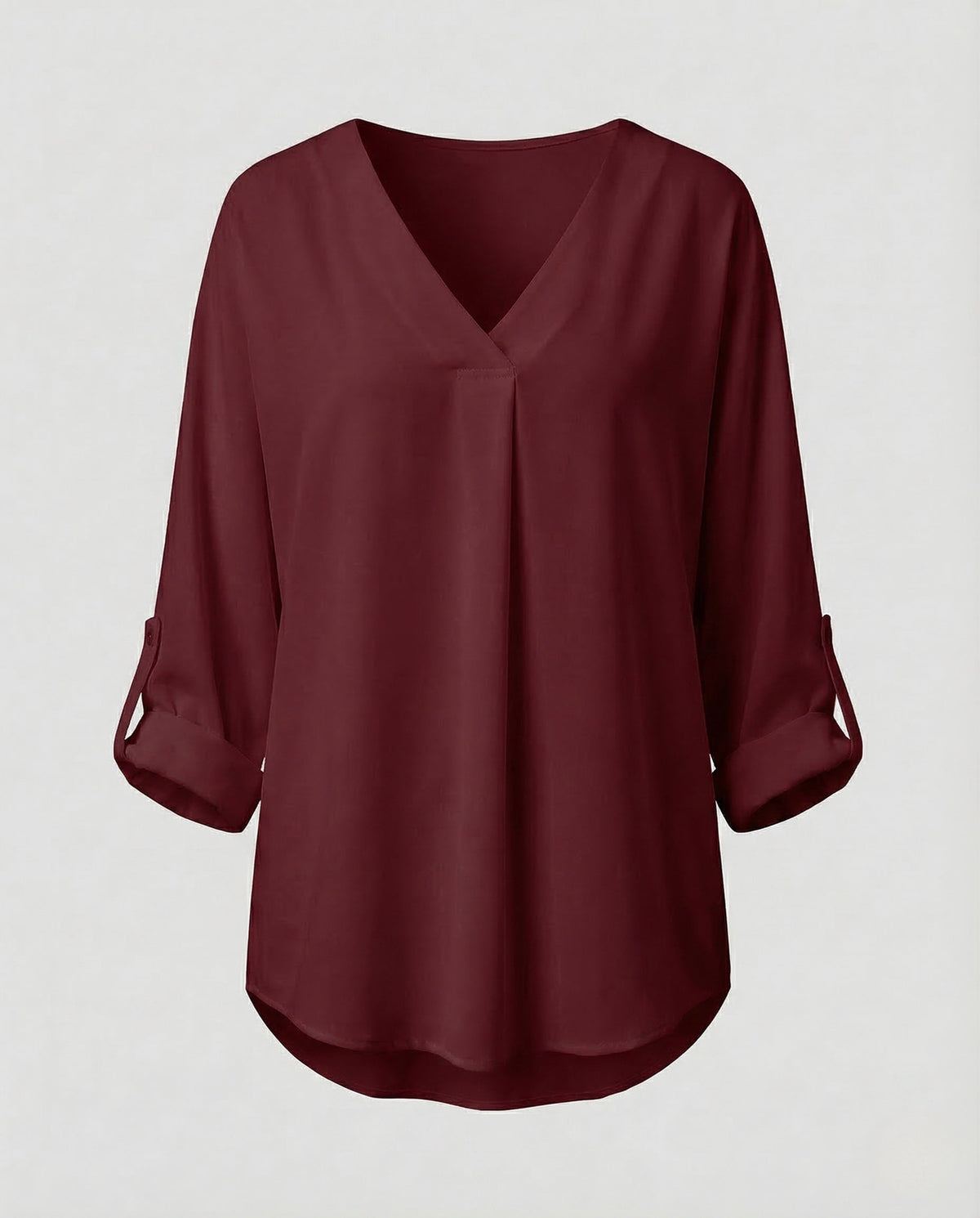 Damen-Chiffontunika mit V-Ausschnitt
